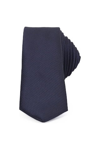 Tudors İnce Kendinden Desenli Erkek Kravat (298390618) - Lacivert