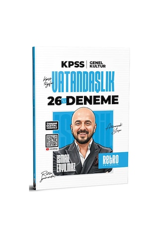 2026 Kpss Genel Kültür Vatandaşlık 26 Lı Deneme Tamamıdijital Çözümlü Retro Yayınları