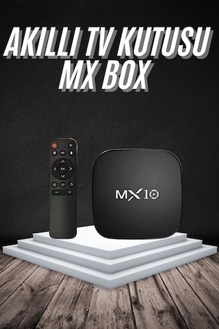 Akıllı Tv Kutusu Mx Box Android 7.1 Tv Kutusu 2.4g Wifi - Lisinya Çok Renkli