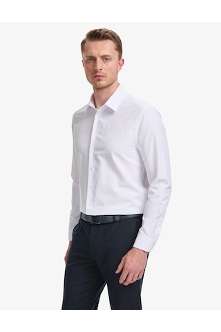 Pierre Cardin Erkek Beyaz Gömlek Basic 50325337-vr013