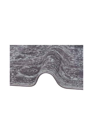Dark Grey Overdyed Yumuşak İpeksi Tuşeli Halı