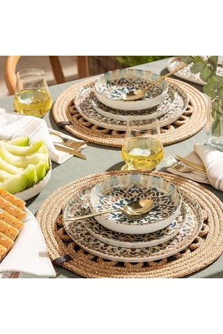 Ephesus Çay Tabağı Çok Renkli