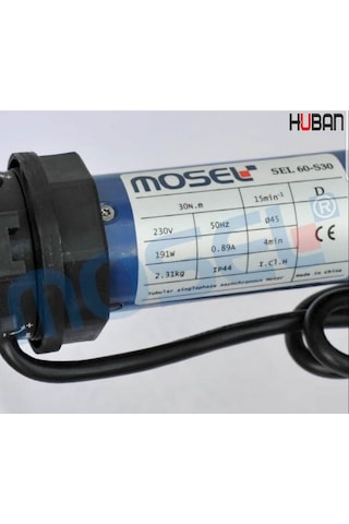 Mosel 60 S 30 Nm Düz Panjur Motoru