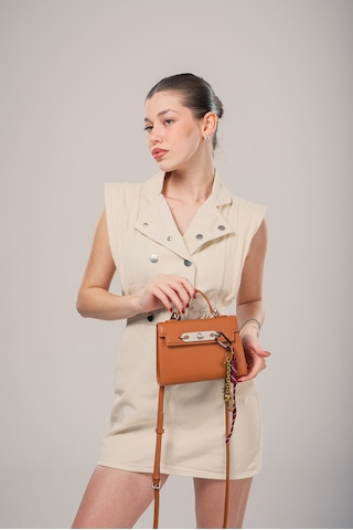 Ççs Kadın Omuz Çantası Ccs18036 Std / Camel Camel
