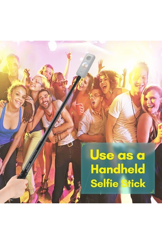 Reedark Siyah Alüminyum Alaşımlı Selfie Çubuğu, 500g Kapasiteli, 17-40mm Uyumlu, 28-115cm Uzunluk