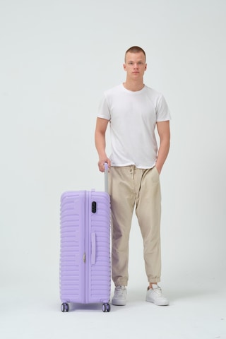 Keo-plus Lila Büyük Boy Silikon Kırılmaz Pp Valiz Lila