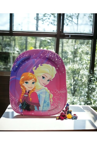 3d Kabartmalı Anna Elsa Anaokulu Kreş Ve Günlük Kullanım Çantası