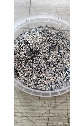 Boya İçerisine Katılan Sim Büyük Kesim Gri 50 Gr