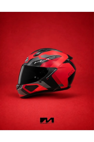 Hjc C10 Kask Tıns Mc1sf Kırmızı-siyah
