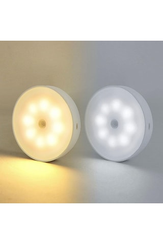 Sge Teknoloji 16 Led 2 Renk 5 Modlu Beyaz Ve Gün Işığı Hareket Sensörlü Type-c Girişli Led Lamba Diğer