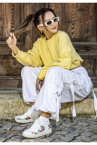 Dogo Tweety Love Dogo Beyaz Kadın Sneaker Beyaz