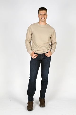 Lee Cooper Luken Erkek O Yaka Sweatshirt Bej-20099-bej Bej
