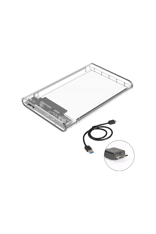 Orico Usb 3.0 To Sata 2.5’' Şeffaf Harici Harddisk Kutusu