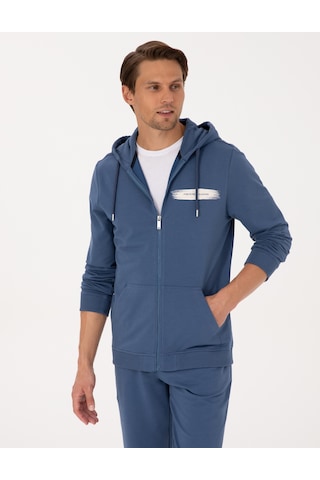 Pierre Cardin Erkek İndigo Hırka Örme 50313950-vr028 İndigo
