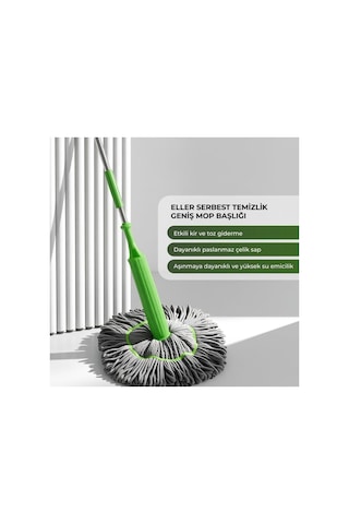 Magic Mop Kendinden Sıkmalı Mikrofiber Paspas Ucu Oto Ve Ev Mop Magic Mop Kendinden Sıkmalı Mikrofiber Paspas Ucu Oto Ve Ev Mop