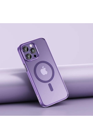 Mcdodo Pc-5354 İphone 15 Uyumlu Magsafe Kılıf -mor