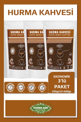 Hurma Aşkı Hurma Kahvesi 3 x 200 G