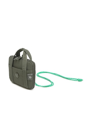 Smart Bags Mikro Poly Kumaş Askılı Mini Boy Kadın Cüzdanı 3346 Haki