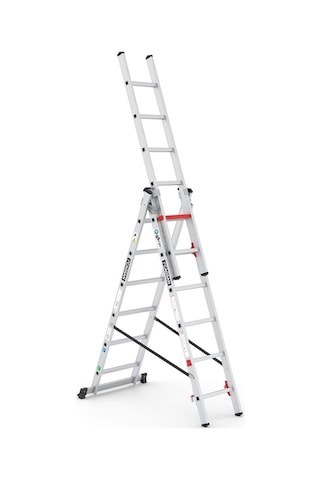 Çağsan TS6160 3x6 Basamaklı Triocombi Üç Parçalı Çok Amaçlı Merdiven