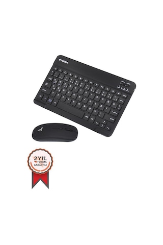 Kablosuz Klavye Mouse Seti Tmk04 Siyah