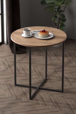 Retodesign 70 Çap Yuvarlak Masa .yemek Masasi 1687