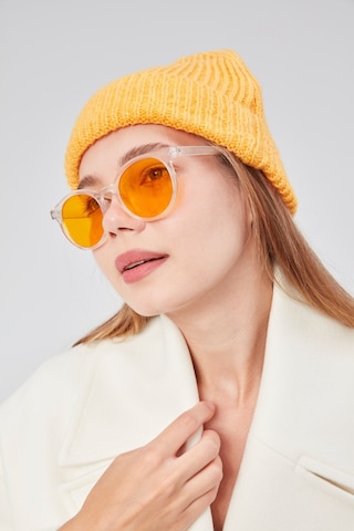 Derikem Basic Şık Standart Lüks Unisex Tiftik Bere Açık Turuncu
