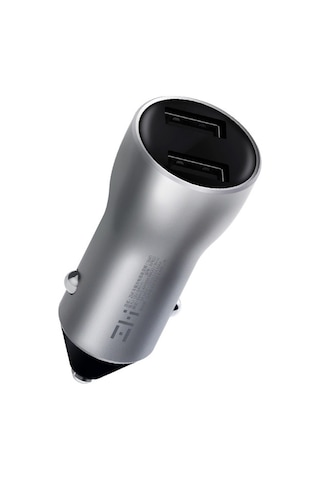 Xiaomi Eco-system'den Akıllı Yaşam Zmı Araç Şarj Cihazı Çift Usb 18w Hızlı Şarj 3.0 Cep Telefonu İçin Dijital Gerilim Göstergesi