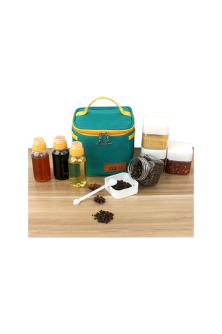 Sones Cls Dış Mekan Baharat Şişesi Seti Taşınabilir Baharat Kavanoz Barbekü Gereç Kombinasyonu Çok Renkli