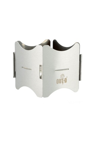 Tenfowee Çelik Gümüş Parça Katlanabilir Dış Mekan Alkol Fırını, Taşınabilir Oxford Çanta İle, Katı Yakıt Tutucu Tabla, Dayanıklı Ve Hafif, 7.5x7.5x7cm Gümüş