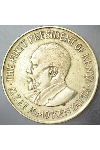 Kenya 10 Cent 1971 Kenyatta Dönemi 30,8 Mm.