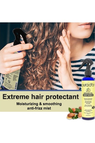 Pura D'or Argan Yağlı Isıya Karşı Koruyucu Saç Spreyi 237 ML