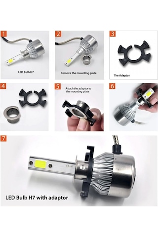 Niken H1 Honda Led Far Montaj Adaptörü