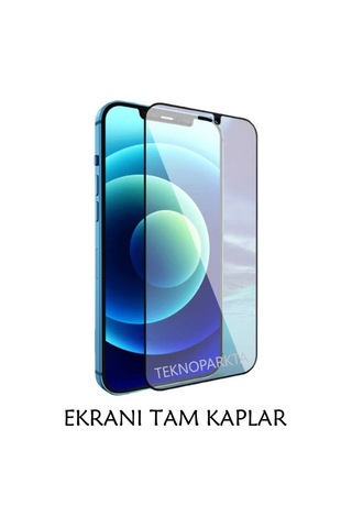 Apple Uyumlu iPhone 14 Pro Ekran Koruyucu Tam Kapatan Tamperli Cam Kırılmaz Cam Full Hd Glass