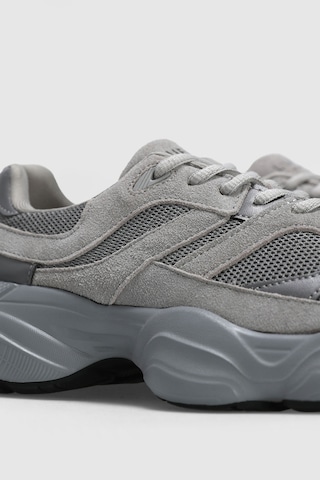 Lufian Mark Erkek Deri Sneaker Ayakkabı Gri Gri 112230240100150