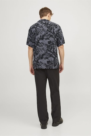 Jack & Jones Jack&jones Jjguru Monochrome Aop Resort Shırt Ss12249210 Siyah-2 001