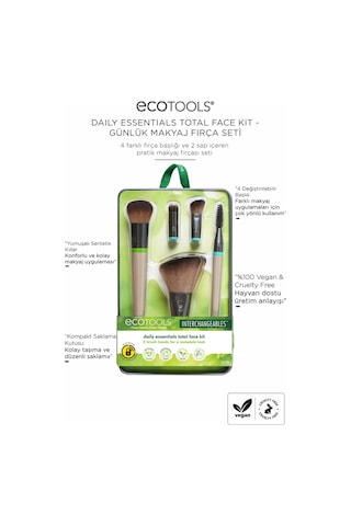 Eco Tools Daily Essentials Total Face Kit Makyaj Fırça Seti