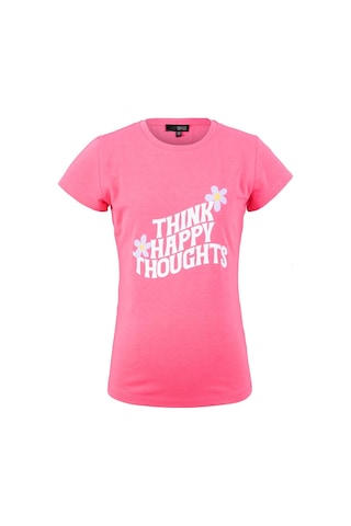 Brz Kids Baskılı Kız Çocuk Kısa Kollu T-shirt-fuşya Fuşya