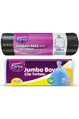 Çöp Torbası Hantal Boy Ve Jumbo Boy İkili Paket