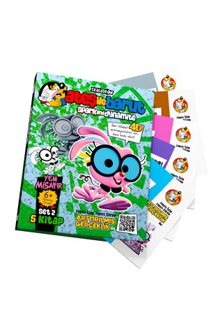 Ateş İle Barut Yeni Misafir Ar 4d Kitap Seti 2 Farklı&eğlenceli&t