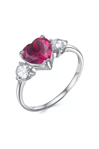 Lapshov Büyük Kalp Gümüş Yüzük 925 Ayar Gümüş 252623843 Altın