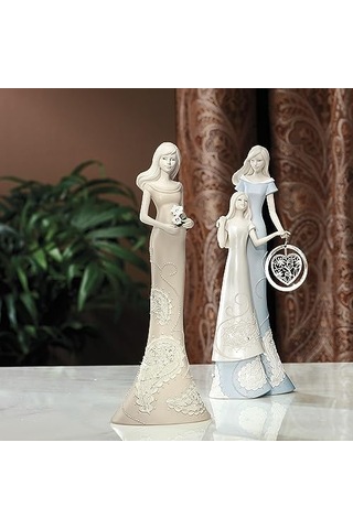 Little Things Mean A Lot Beklemeyin Mutter Figür, 20,3 Cm, Çiçek