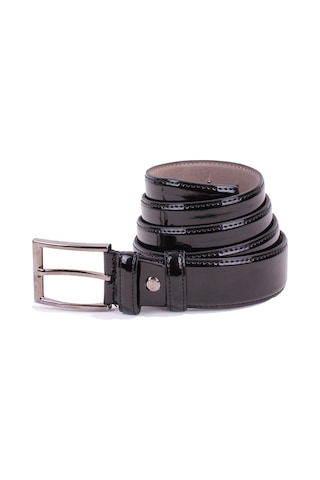 Dagoster Dmk26-301 Siyah Rugan 3,5 Cm Suni Deri Erkek Kemer