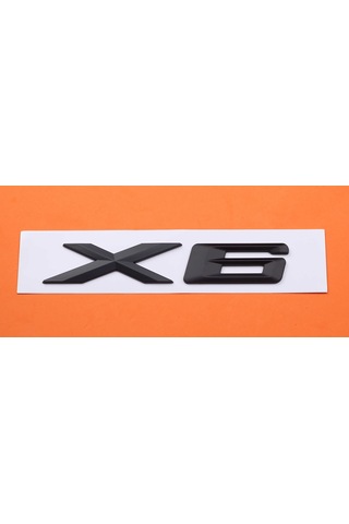 Bmw X6 Siyah Bagaj Yazı Logo 180Mm