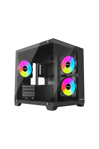 Lexroo Nova 3 Rgb Fanlı Temperli Cam Panel Boş M-atx Gaming Oyuncu Bilgisayar Kasası