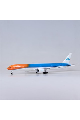 Klm Boeing 777 Yolcu Uçağı Model Uçak 1/157 Ölçek 47cm