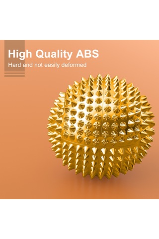 Youtek Magnetik Masaj Topları, Kas Geliştirme Ve Rahatlama İçin, Parmak Ve Ayak Tabanı Masajı, 3.2 Cm, Altın Renkli, 2 Adet Seti Altın