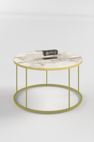 Storeşahin Gold Ayak Çekmeceli Orta Sehpa Efes Beyaz Shn0720 Efes - Beyaz