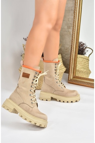 Fox Shoes Vizon Süet Kadın Bot L973916002