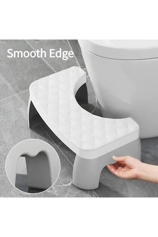 Trendooze Yaşlı U Tuvalet Taburesi Taburesi Şeklinde Pp Kaymaz Kalınlaşmak Çocuk Banyo Ayak Fo Mavi