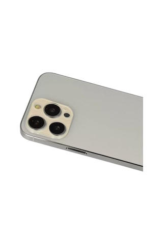 Apple İphone 12 Pro Rainbow Kamera Lens Koruma Cam - Gold